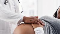 Pregnant patient with provider